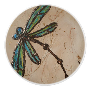 Beachy Blue och Grönt Dragonfly Flit Knopp
