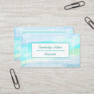 Beachy Blue Tones Visitkort