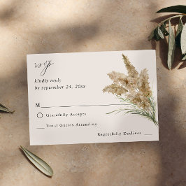 Beachy Boho Pampas Grass no Meal OSA