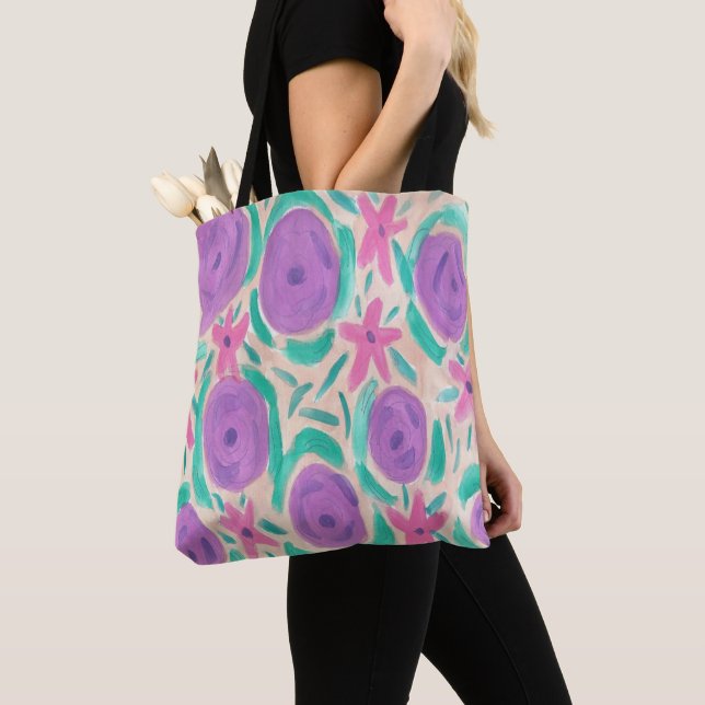 Beachy Boho Skriv ut till Bag Tygkasse (Närbild)