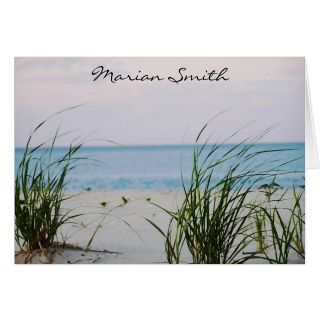 Beachy Bröllop OBS Kort (Framsidan Horizontal)