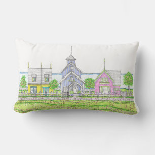 Beachy Cottages Utomhus Lumbar Pillow Lumbarkudde