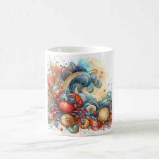 Beachy Crab Coffee Cup Kaffemugg