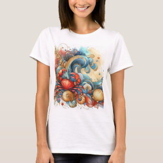Beachy Crab Shirt T