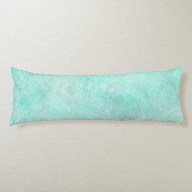 Beachy Decor för vattenfärgsskum Mönster Sea Skam  Kroppskudde (Framsidan)