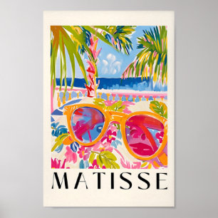 Beachy Decor, Sunglass Poster, Summer Vibes Art Poster