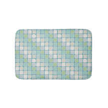 Beachy Geometric Tiles, Sea Glass, Blue, Sand