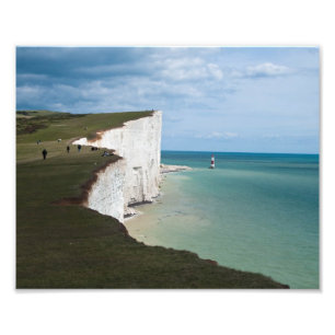 Beachy Head fotografiskt tryck