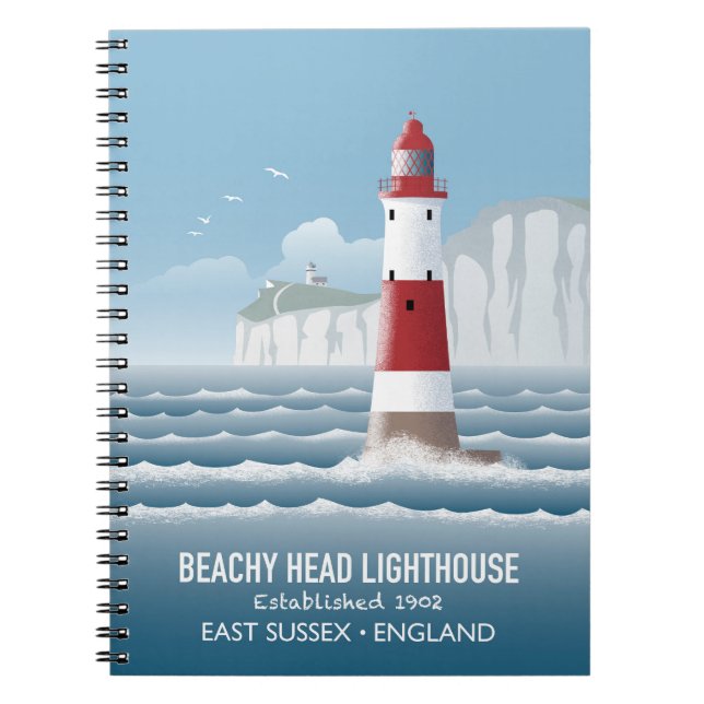 Beachy Head fyr Anteckningsbok (Framsidan)