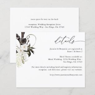 Beachy-information om Blommigten Budget Black & Wh