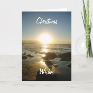 Beachy julkort. helgkort