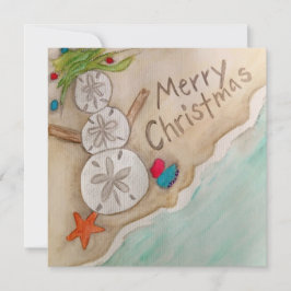 Beachy-julkort Julkort