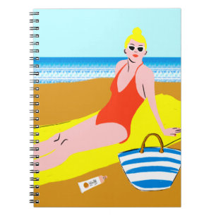 Beachy Keen - Gult Anteckningsbok