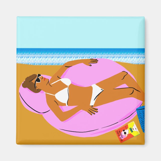 Beachy Keen - Rosa Magnet (Framsidan)