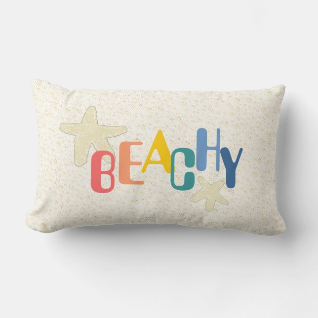 Beachy (ljus) lumbarkudde (Framsida)