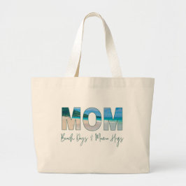 Beachy "MAMMA" Personlig Canvas Tote Bag | Mor Jumbo Tygkasse