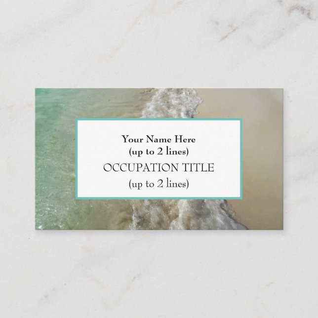 Beachy Na! 1 Visitkort (Framsida)