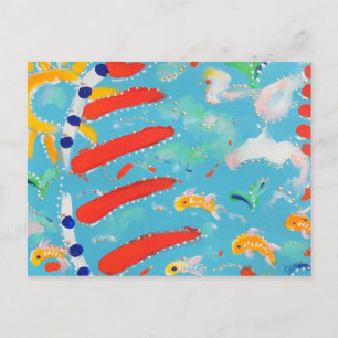 Beachy Postcard Vykort