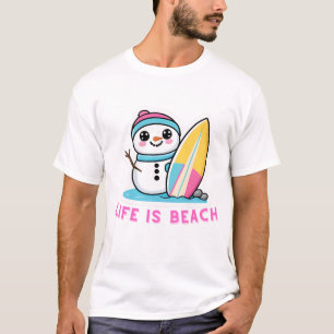 Beachy Snögubbe Vibes T Shirt