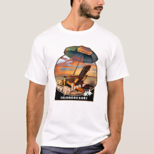 Beachy Vibes Tee, Retro Summer Time, Sunset Tshir T Shirt