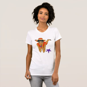 Beachy Women and Starfish Shirt T-shirt