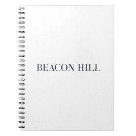 Beacon Hill Notebook | Boston Massachusetts Anteckningsbok