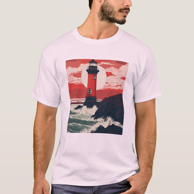 Beacon of Hope Lighthouse T-Shirt (Framsida)