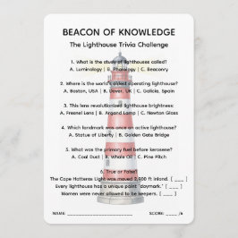 Beacon of Knowledge Fyren Fakta-Blad Inbjudningar