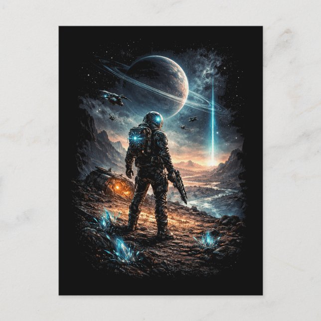 Beacon on the Distant World Vykort (Framsida)