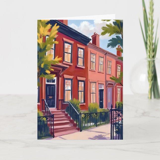 Beacon Street Boston Massachusetts Kort (Framsida)