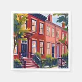 Beacon Street Boston Massachusetts Pappersservett
