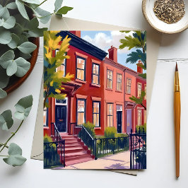 Beacon Street Boston Massachusetts Vykort