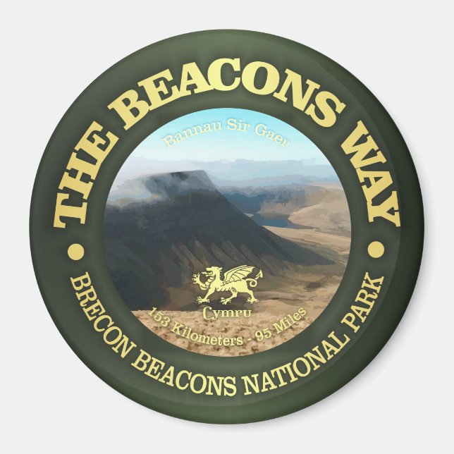 Beacons-vägen Magnet (Framsidan)