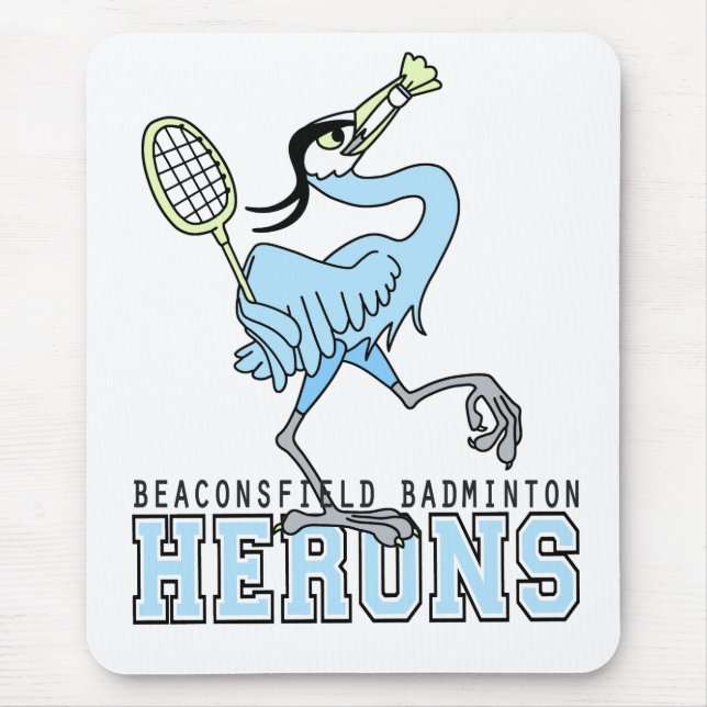 Beaconsfield BadmintonHerons Musmatta (Framsidan)
