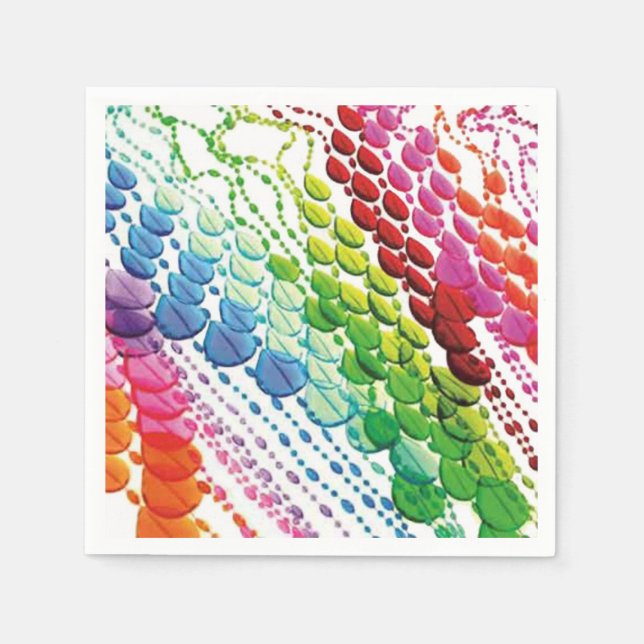 Bead Curtain Pappersservett (Framsidan)