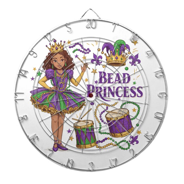 Bead Princess - Mardi Gras Darttavla (Framsidan)