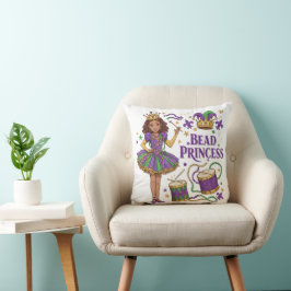 Bead Princess - Mardi Gras Kasta Pude ll Kudde