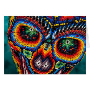 Bead Skull Ögon Hälsningskort