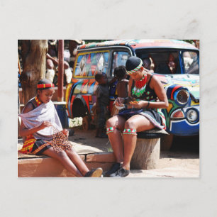 Bead Workers Vykort