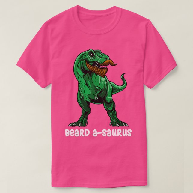 BeadASaurus Beard Hipster Manar Fullt Beard 1 T Shirt (Design framsida)
