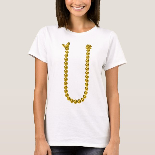Beaded Necklace Tee Shirt (Framsida)