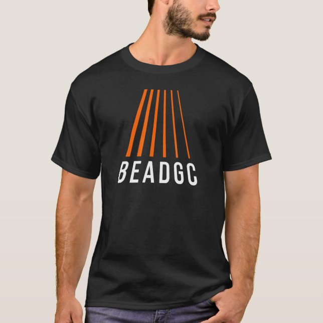 BEADGC 6 - Bass Guitar Player-batchstöd för Perspe T Shirt (Framsida)
