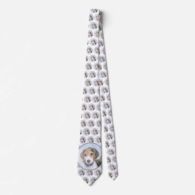 Beagelmålning - Cute Original Hund Art Slips (Framsida)