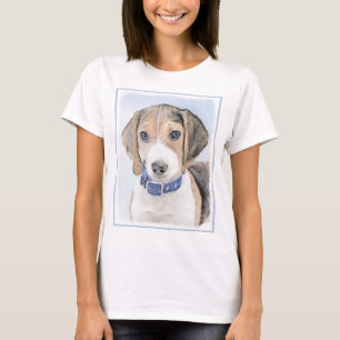 Beagelmålning - Cute Original Hund Art Tee