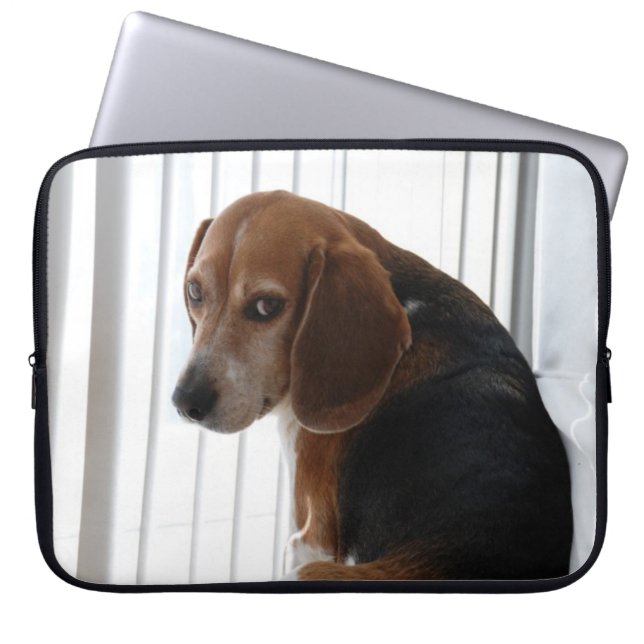 beagglad attityd laptop sleeve (Framsidan)