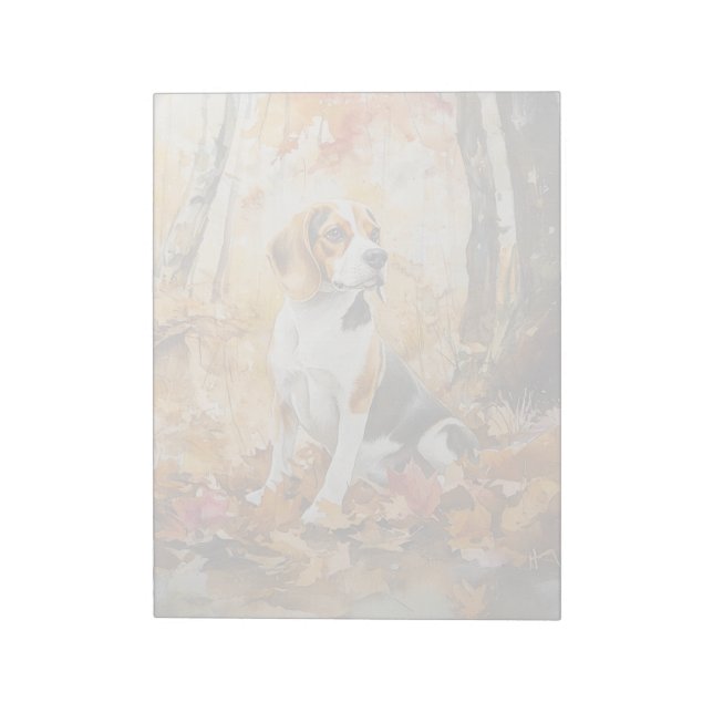 Beagle - 11 x 8,5-tums Anteckningsblock (Roterad)