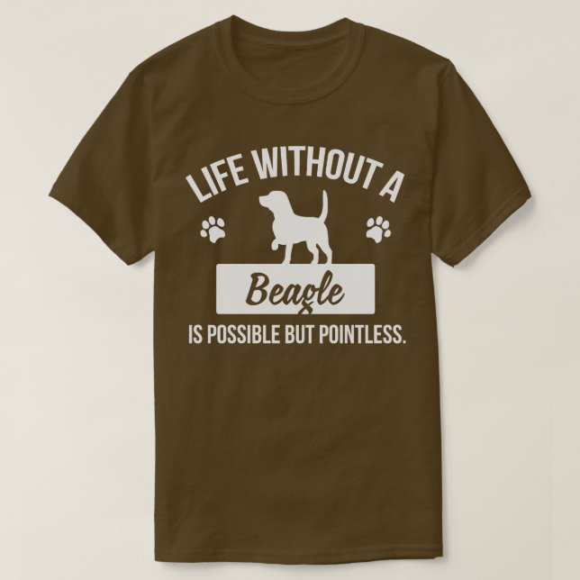 Beagle 1 t shirt (Design framsida)