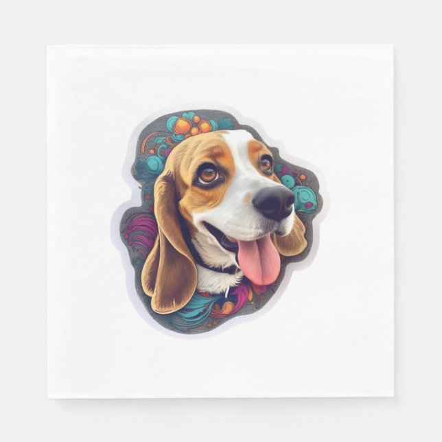 Beagle 4 pappersservett (Framsidan)