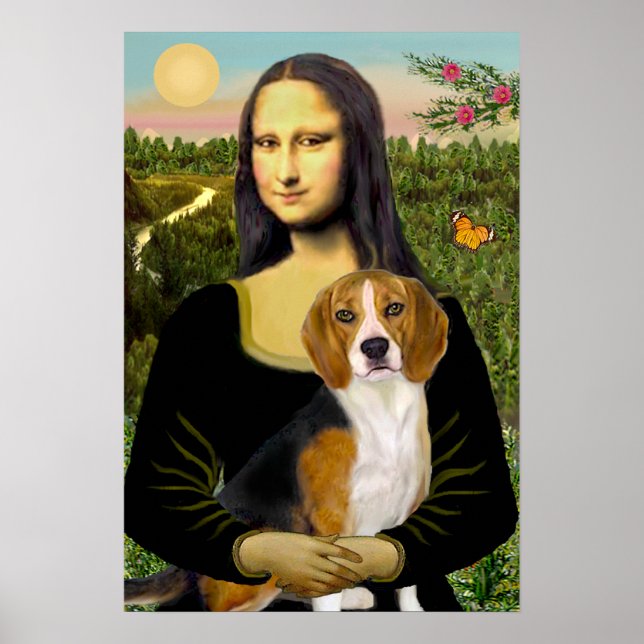 Beagle 7 - Mona Lisa Poster (Framsidan)