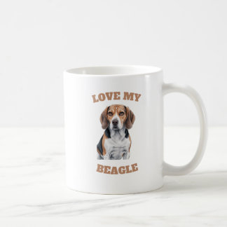 Beagle Älskare Design Kaffemugg